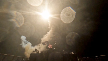 A screengrab from a video obtained from social media on September 1, 2026, shows a missile launch on the day US Central Command (CENTCOM) said US forces carried out strikes on Iranian military target. Photo: Reuters