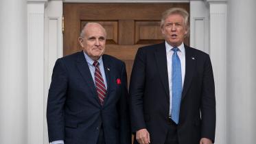 Rudy Giuliani and Trump