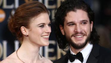 Rose Leslie and Kit Harington