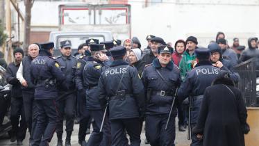 Baku fire