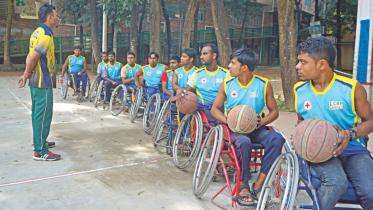 Wheelchair basketball 