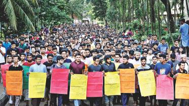 BUET student procession