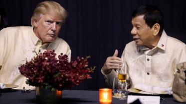 US President Donald Trump and Philippines President Rodrigo Duterte