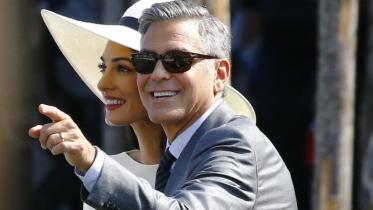 Amal Clooney and George Clooney, 
