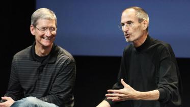 Tim Cook tried to give Steve Jobs a portion of his liver, a new biography reveals. Photo taken from Twitter/@FastCompany