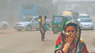 Dhaka's air quality