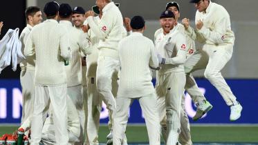 England team celebrates