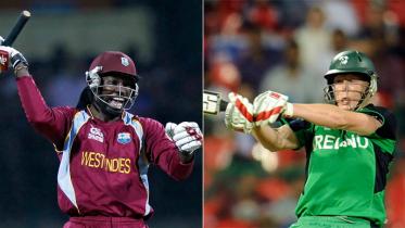 Chris Gayle and Kevin O'Brien may star during Monday's Ireland vs West Indies match.