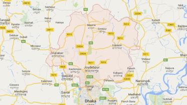 Map of Gazipur