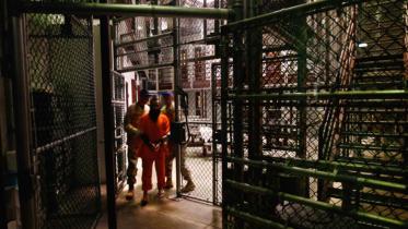 The transfer of 15 prisoners to the United Arab Emirates reduces Guantanamo Bay's inmate population to 61. Photo: AFP