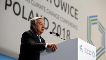 UN Secretary General Antonio Guterres