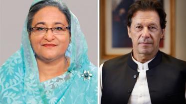 Imran Khan and Sheikh Hasina
