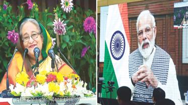 Hasina and Modi