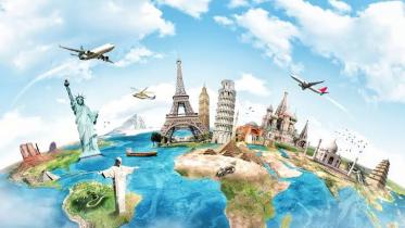 Top 5  travel destinations in the world