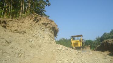 hill cutting