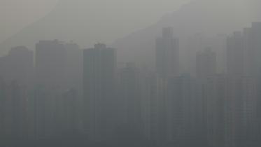 The air quality in Hong Kong