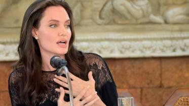 Hollywood star Angelina Jolie condemns the violence against Rohingya Muslims in Myanmar and called on the country's government and its leader, Nobel Peace Prize recipient Aung San Suu Kyi, to no longer remain silent.