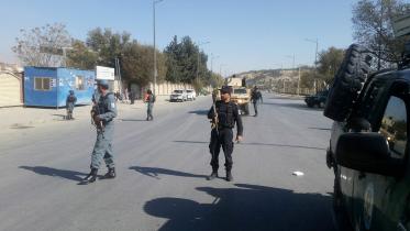 Afghan policemen