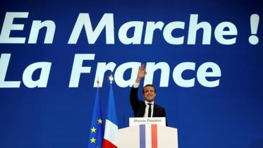 French presidential candidate Emmanuel Macron