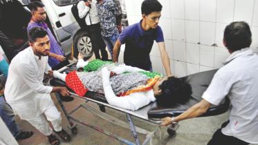 Female madrasa student set on fire
