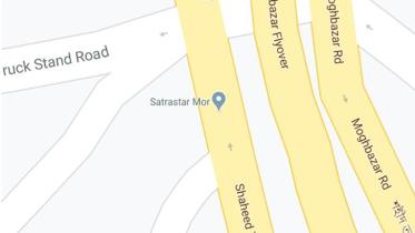 Empty Dhaka roads