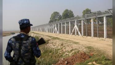 A Myanmar policeman