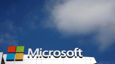 A Microsoft logo