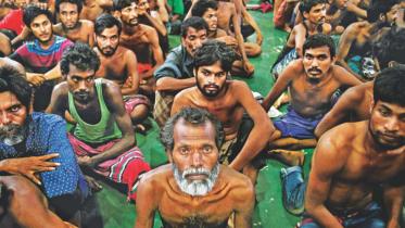 rescued migrants