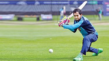 Mushfiqur Rahim practice in Bristol County Ground ahead Bangladesh vs Sri Lanka Match