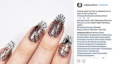 Halloween nail art, 