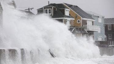 storm strikes the US east coast