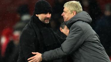 Arsene Wenger and Pep Guardiola