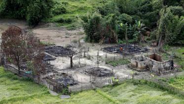 Rohingya village