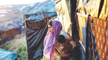 A refugee camp