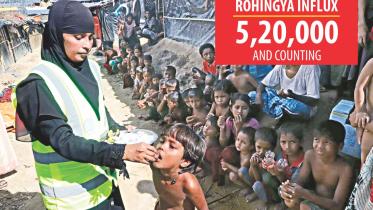 cholera vaccine at Thyangkhali Rohingya refugee camp