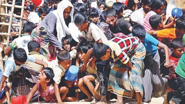 Rohingya Crisis for food