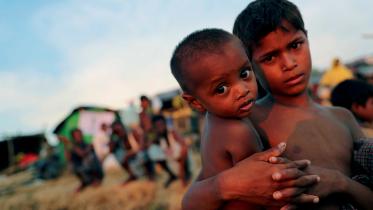Rohingya refugee children