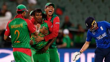 Bangladesh bowler Rubel Hossain 