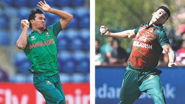 Rubel Hossain and Taskin Ahmed
