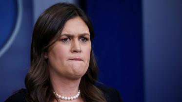 US White House Press Secretary Sarah Huckabee Sanders