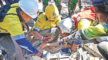 Search on for survivors