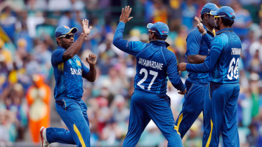 SL players celebrate