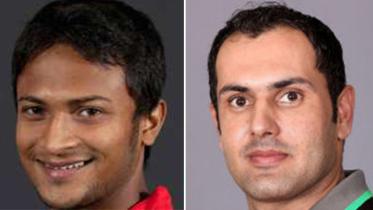 Shakib Al Hasan and Mohammad Nabi 
