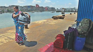 Sadarghat Launch Terminal, strike on waterways