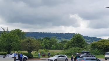 View from the Days Inn Hotel, Taunton