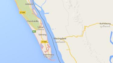 Dying Rohingya men