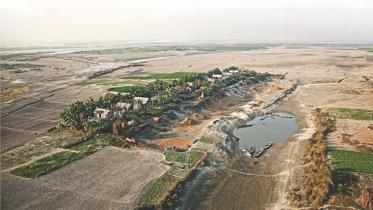 The moving islands of the Jamuna
