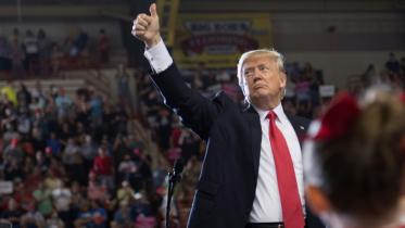 US president Donald Trump