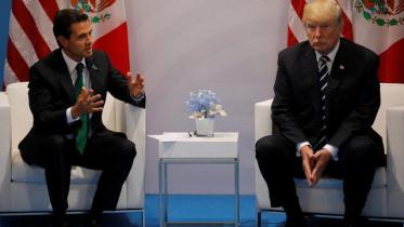 Trump meets Mexico president
