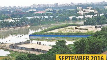 Illegal Structure in Turag